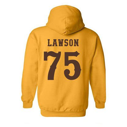 Wyoming - NCAA Football : Cooper Lawson - Classic Shersey Hooded Sweatshirt-1