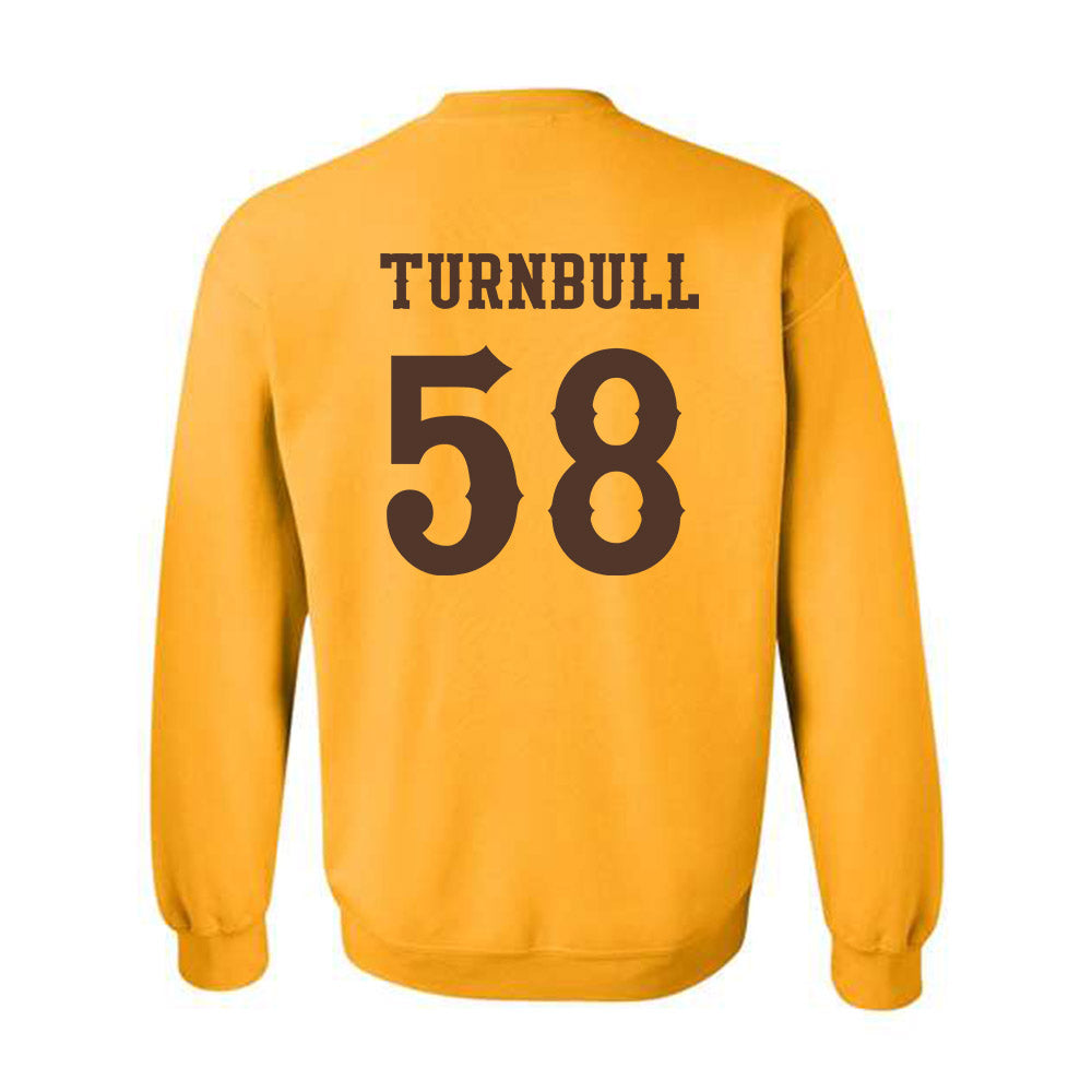 Wyoming - NCAA Football : Jordan Turnbull - Classic Shersey Crewneck Sweatshirt