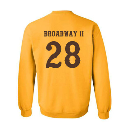 Wyoming - NCAA Football : Patrick Broadway II - Classic Shersey Crewneck Sweatshirt-1