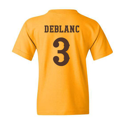 Wyoming - NCAA Football : Deion DeBlanc - Classic Shersey Youth T-Shirt-1