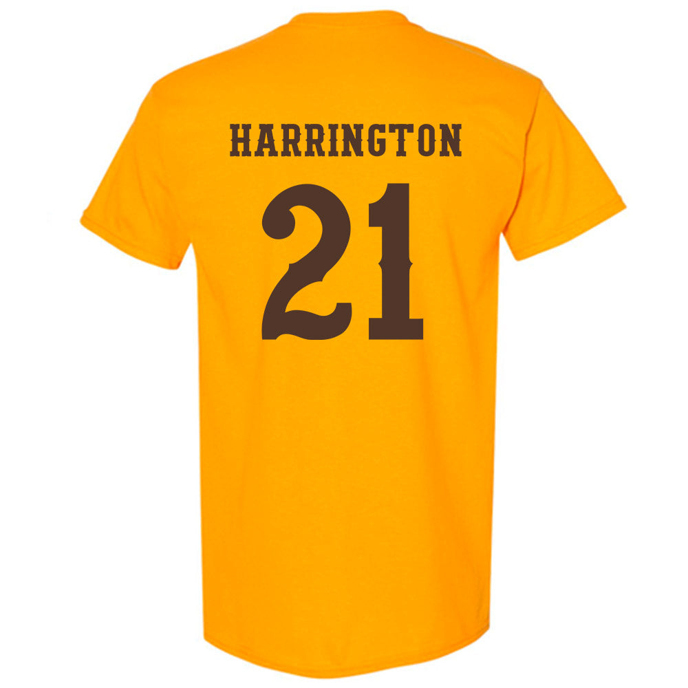 Wyoming - NCAA Women's Basketball : Katie Harrington - Classic Shersey T-Shirt-1