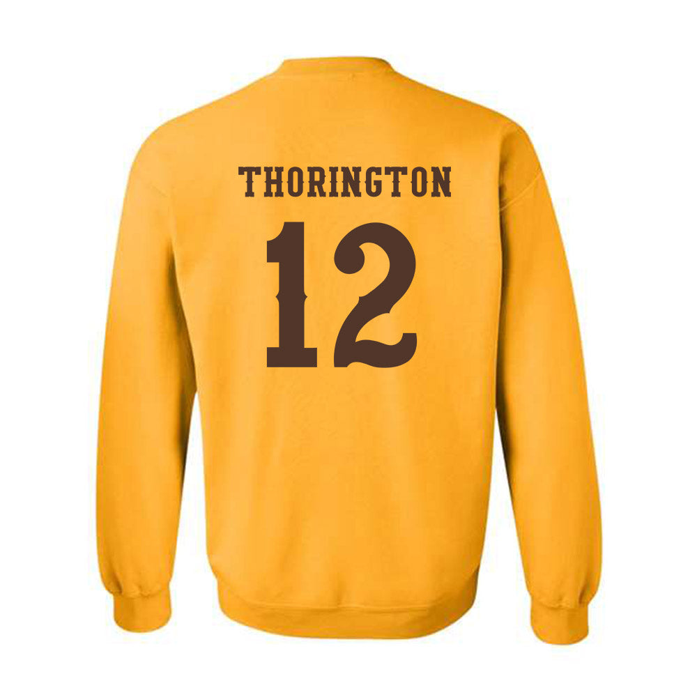 Wyoming - NCAA Women's Volleyball : Addy Thorington - Classic Shersey Crewneck Sweatshirt-1