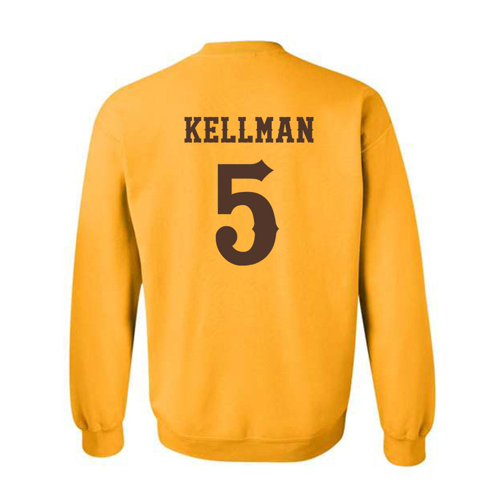 Wyoming - NCAA Football : Terron Kellman - Classic Shersey Crewneck Sweatshirt-1