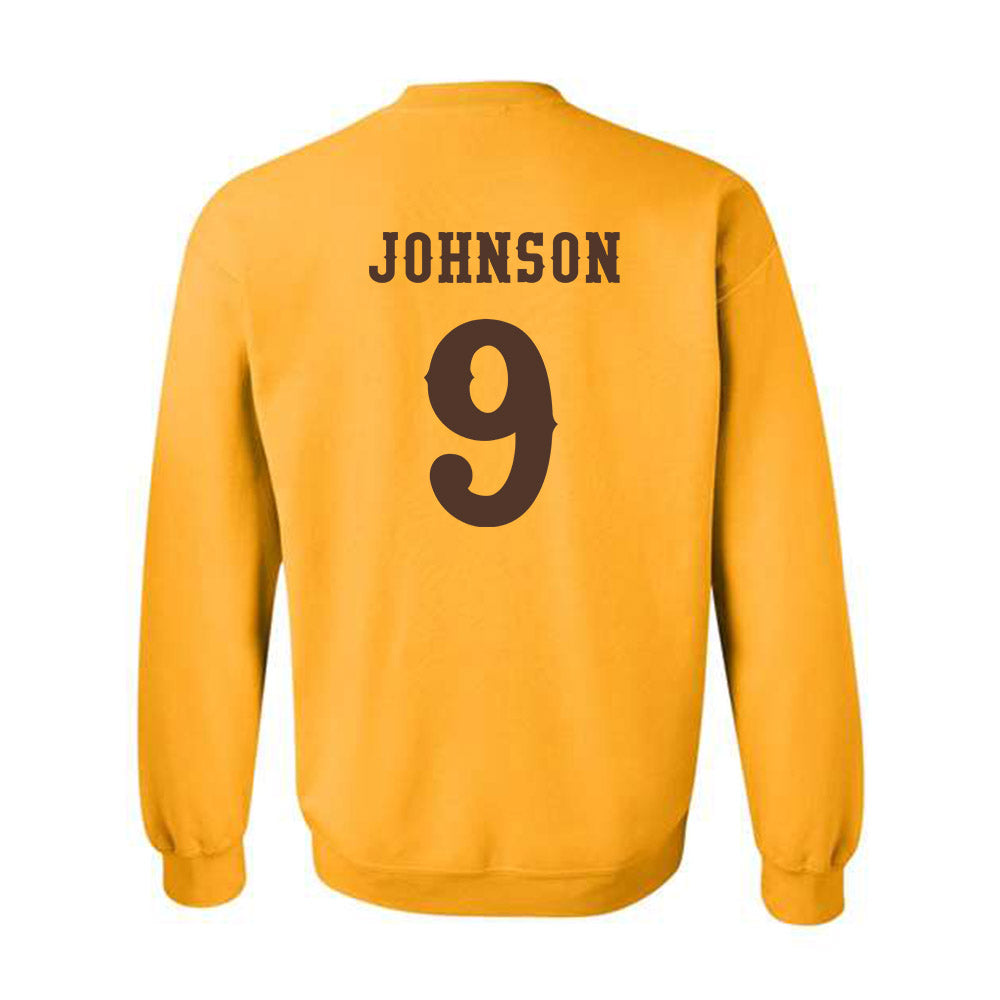 Wyoming - NCAA Football : Brayden Johnson - Classic Shersey Crewneck Sweatshirt-1