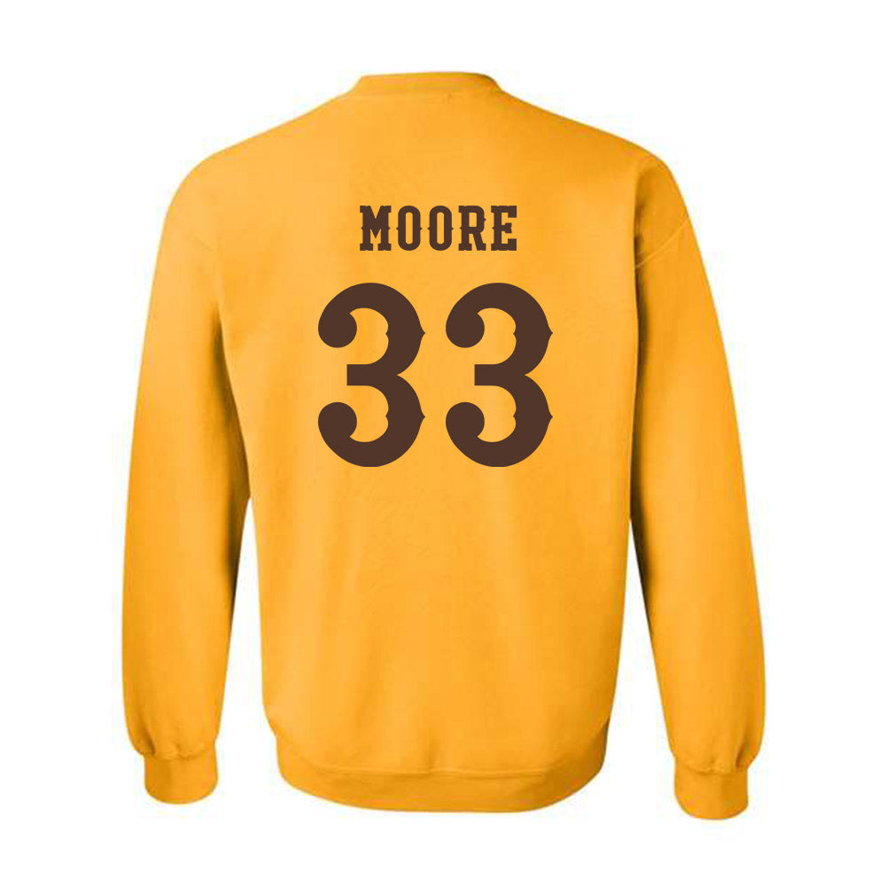 Wyoming - NCAA Football : Parker Moore - Classic Shersey Crewneck Sweatshirt-1