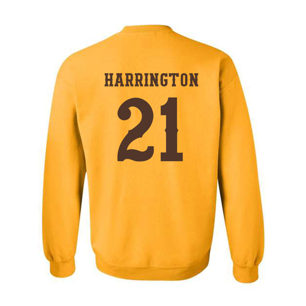 Wyoming - NCAA Women's Basketball : Katie Harrington - Classic Shersey Crewneck Sweatshirt-1