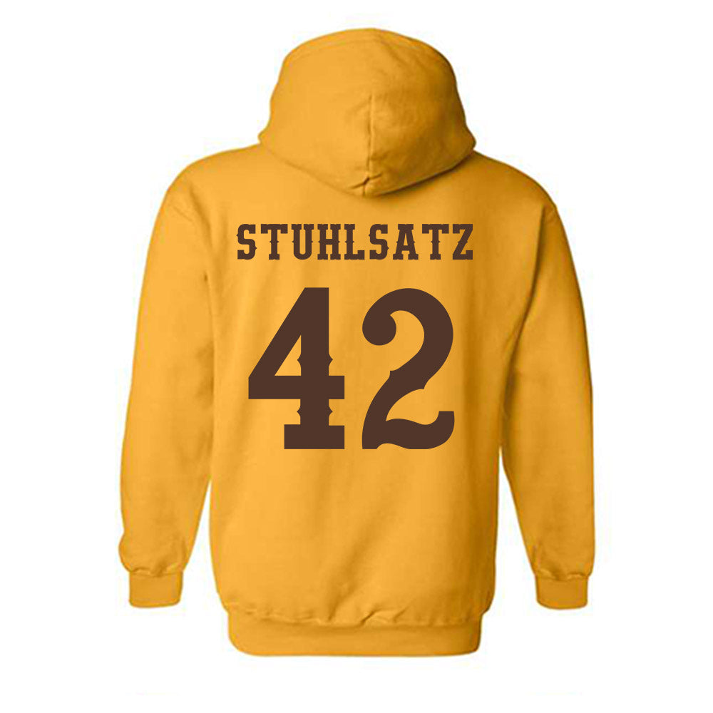 Wyoming - NCAA Football : Ethan Stuhlsatz - Classic Shersey Hooded Sweatshirt-1