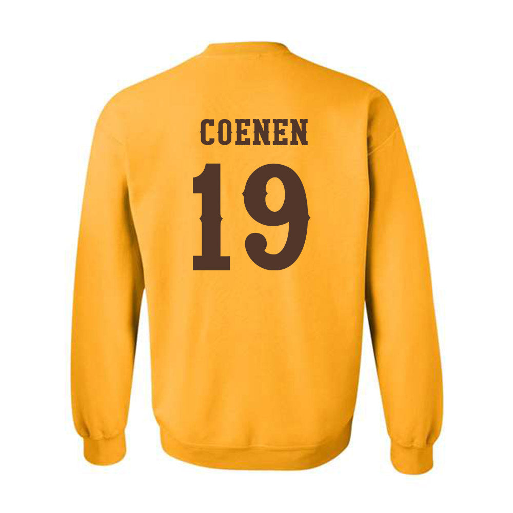 Wyoming - NCAA Football : Charlie Coenen - Classic Shersey Crewneck Sweatshirt-1