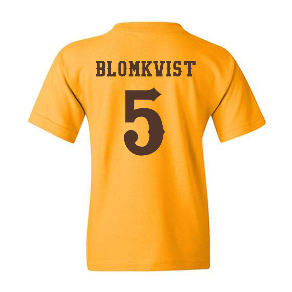 Wyoming - NCAA Women's Basketball : Liv Blomkvist - Classic Shersey Youth T-Shirt-1