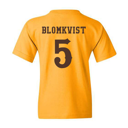Wyoming - NCAA Women's Basketball : Liv Blomkvist - Classic Shersey Youth T-Shirt-1