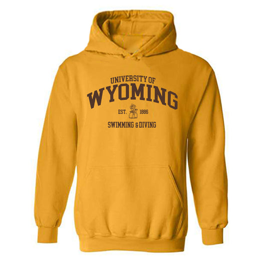 Wyoming - NCAA Women's Swimming & Diving : Katherine Beauchene - Classic Shersey Hooded Sweatshirt-0
