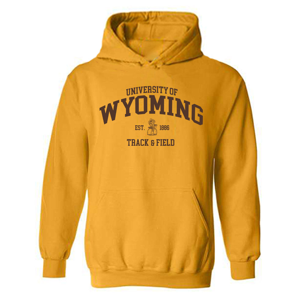 Wyoming - NCAA Men's Track & Field : Daniel Reynolds - Classic Shersey Hooded Sweatshirt-0