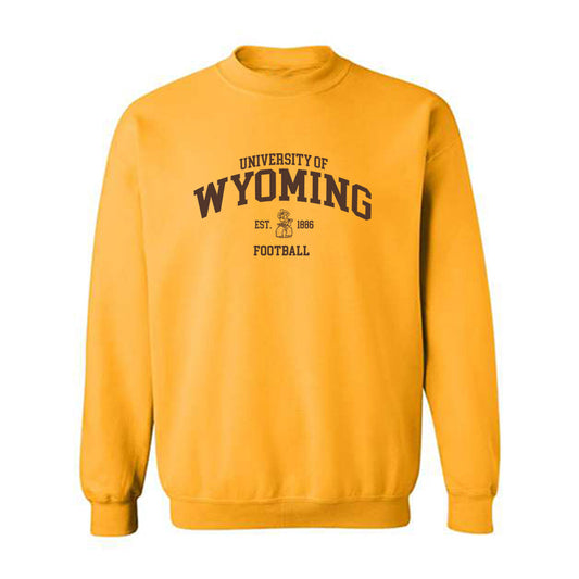 Wyoming - NCAA Football : Samuel Harris - Classic Shersey Crewneck Sweatshirt-0