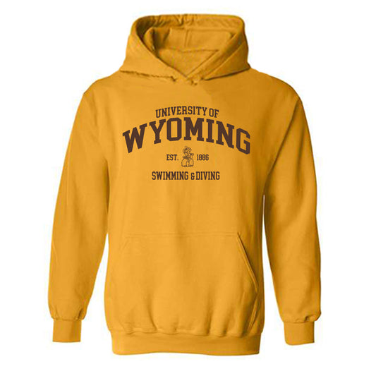 Wyoming - NCAA Men's Swimming & Diving : Zack Smith - Classic Shersey Hooded Sweatshirt