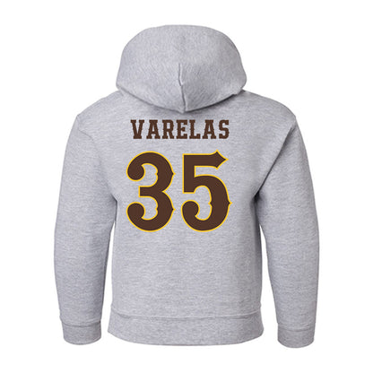Wyoming - NCAA Football : Nikos Varelas - Classic Shersey Youth Hooded Sweatshirt