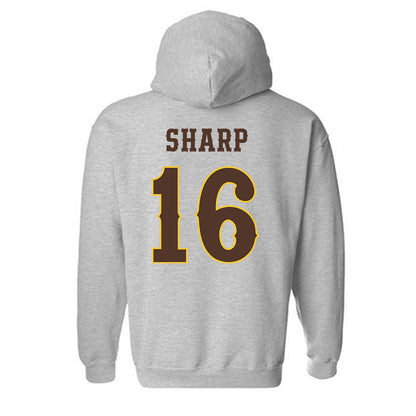 Wyoming - NCAA Women's Volleyball : Reagan Sharp - Classic Shersey Hooded Sweatshirt-1