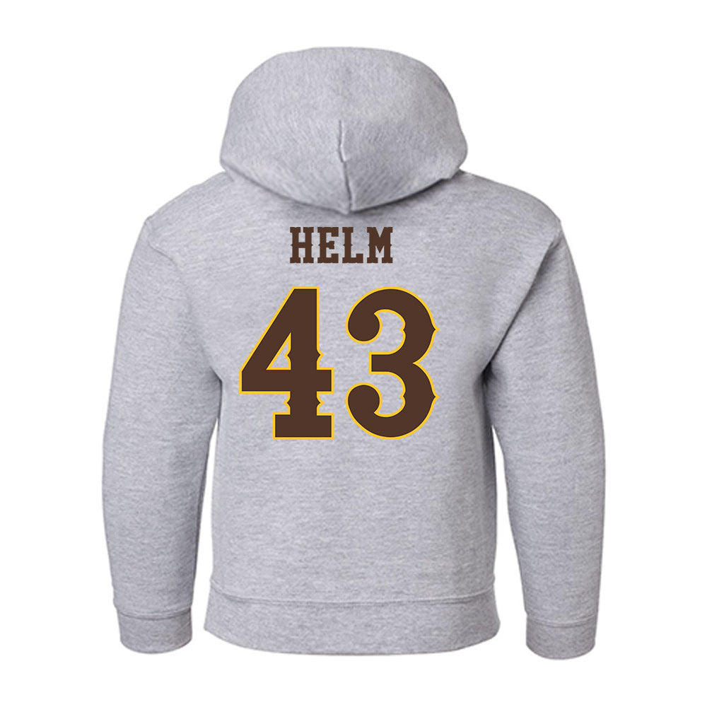 Wyoming - NCAA Football : Gavyn Helm - Classic Shersey Youth Hooded Sweatshirt