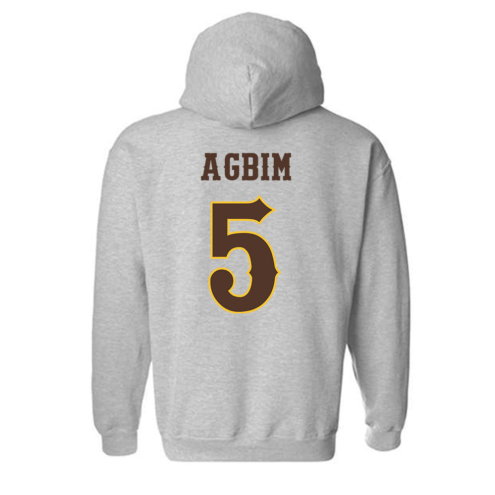 Wyoming - NCAA Men's Basketball : Obi Agbim - Classic Shersey Hooded Sweatshirt