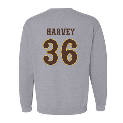 Wyoming - NCAA Football : Jack Harvey - Classic Shersey Crewneck Sweatshirt