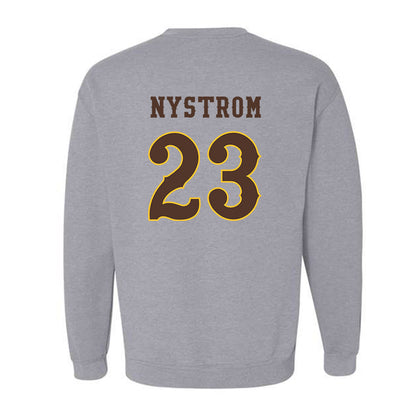 Wyoming - NCAA Football : Tyler Nystrom - Classic Shersey Crewneck Sweatshirt