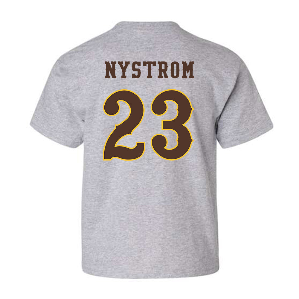 Wyoming - NCAA Football : Tyler Nystrom - Classic Shersey Youth T-Shirt