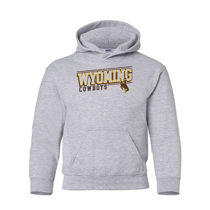Wyoming - NCAA Football : Nathan Geiger - Classic Shersey Youth Hooded Sweatshirt