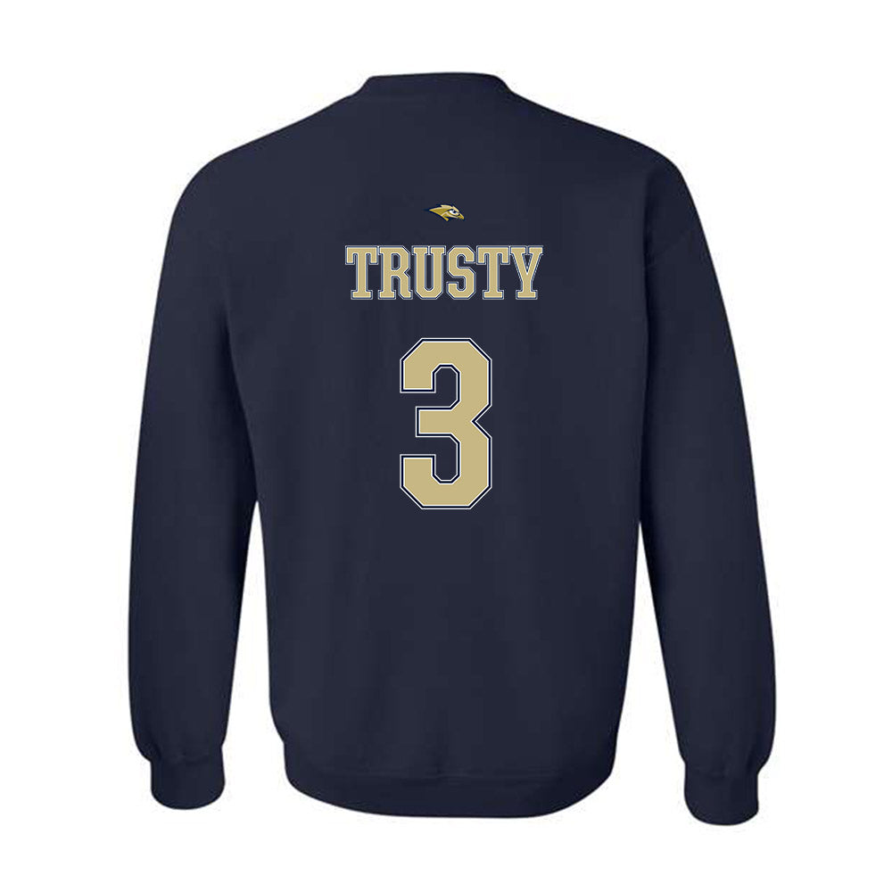 Oral Roberts - NCAA Women's Basketball : Anna Trusty - Sports Shersey Crewneck Sweatshirt-1