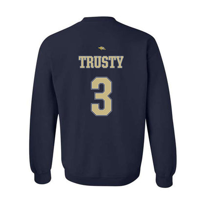 Oral Roberts - NCAA Women's Basketball : Anna Trusty - Sports Shersey Crewneck Sweatshirt-1