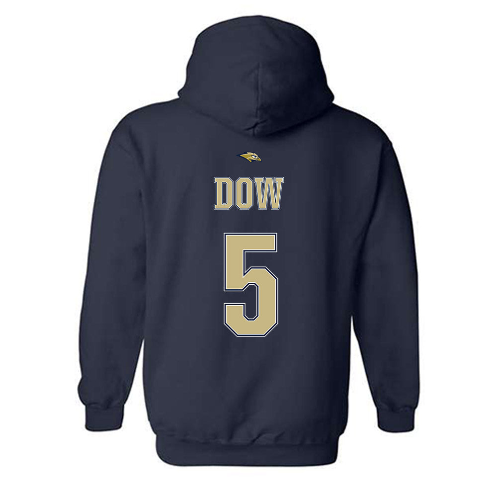 Oral Roberts - NCAA Men's Basketball : Connor Dow - Sports Shersey Hooded Sweatshirt-1