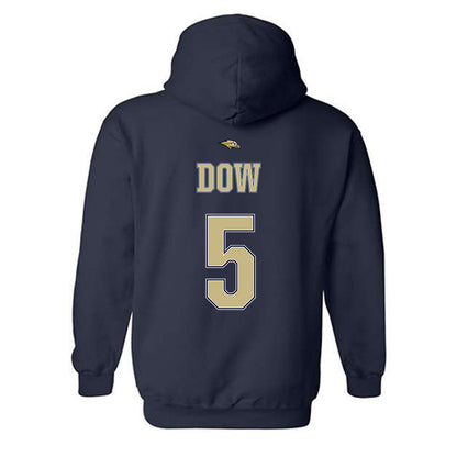 Oral Roberts - NCAA Men's Basketball : Connor Dow - Sports Shersey Hooded Sweatshirt-1