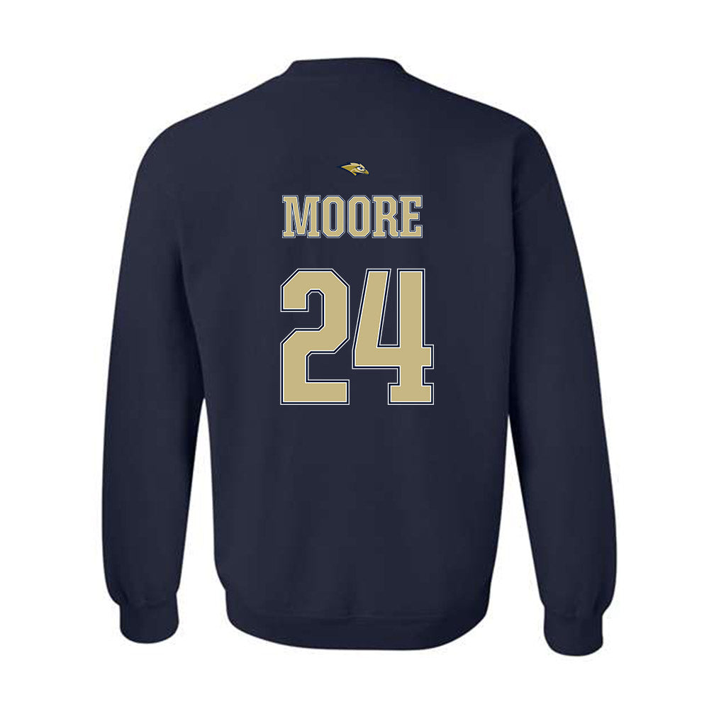 Oral Roberts - NCAA Men's Basketball : Josiah Moore - Sports Shersey Crewneck Sweatshirt-1