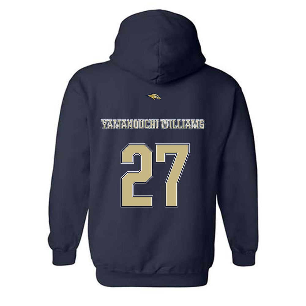 Oral Roberts - NCAA Men's Basketball : Yuto Yamanouchi williams - Sports Shersey Hooded Sweatshirt-1