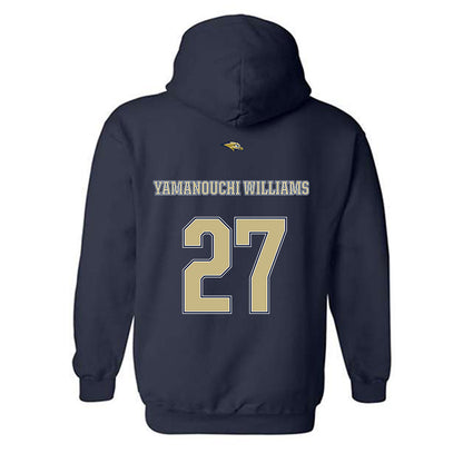 Oral Roberts - NCAA Men's Basketball : Yuto Yamanouchi williams - Sports Shersey Hooded Sweatshirt-1