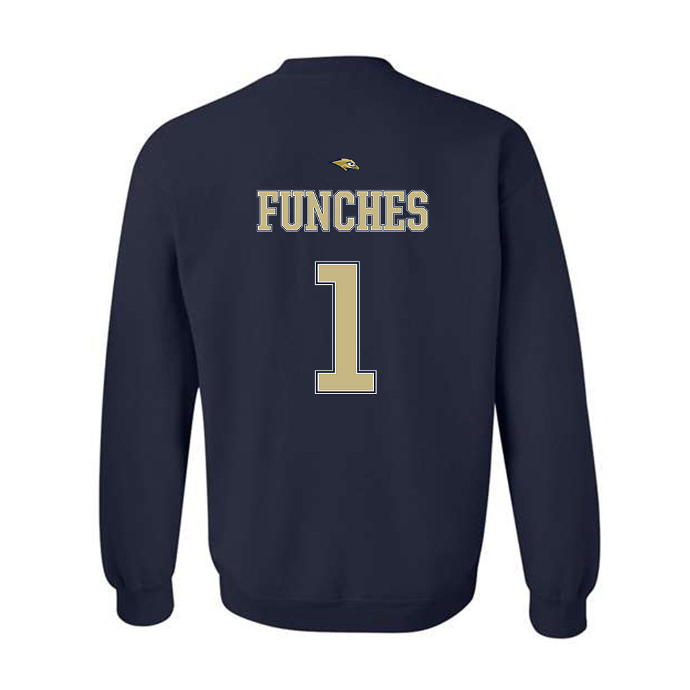 Oral Roberts - NCAA Women's Basketball : Zai Funches - Sports Shersey Crewneck Sweatshirt-1