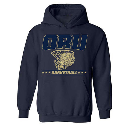 Oral Roberts - NCAA Men's Basketball : Martins Kilups - Sports Shersey Hooded Sweatshirt-0
