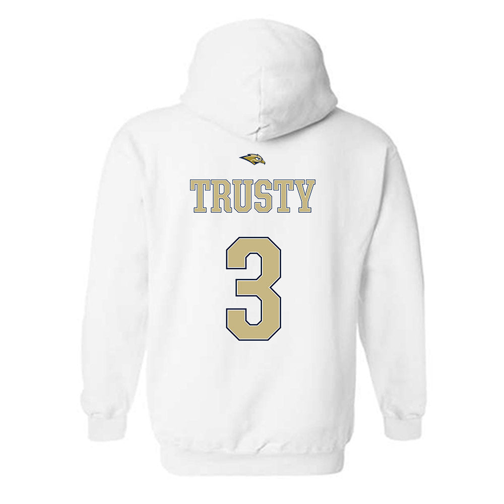 Oral Roberts - NCAA Women's Basketball : Anna Trusty - Sports Shersey Hooded Sweatshirt-1