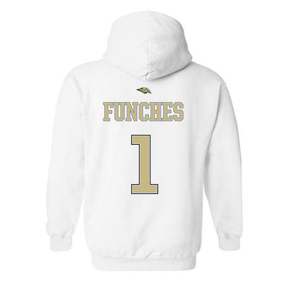 Oral Roberts - NCAA Women's Basketball : Zai Funches - Sports Shersey Hooded Sweatshirt-1