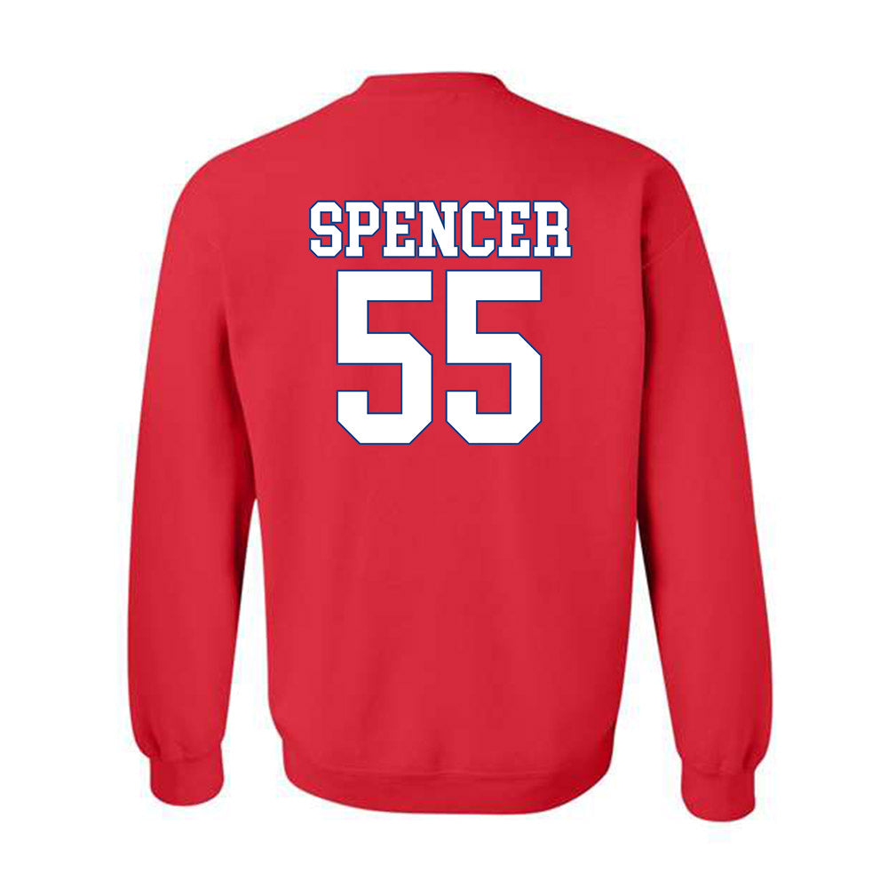 SMU - NCAA Football : Woo Spencer - Crewneck Sweatshirt-1