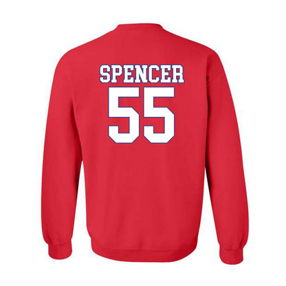 SMU - NCAA Football : Woo Spencer - Crewneck Sweatshirt-1