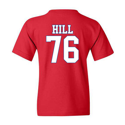 SMU - NCAA Football : Drew Hill - Youth T-Shirt-1