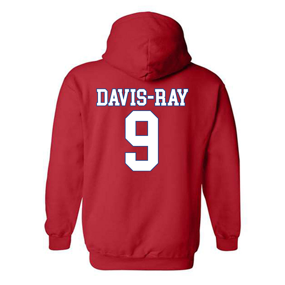 SMU - NCAA Men's Basketball : Bj Davis-Ray - Hooded Sweatshirt-1