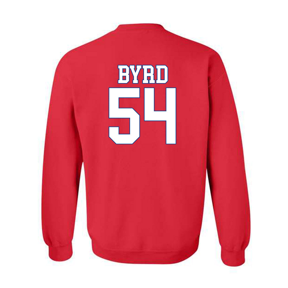 SMU - NCAA Football : Savion Byrd - Crewneck Sweatshirt-1