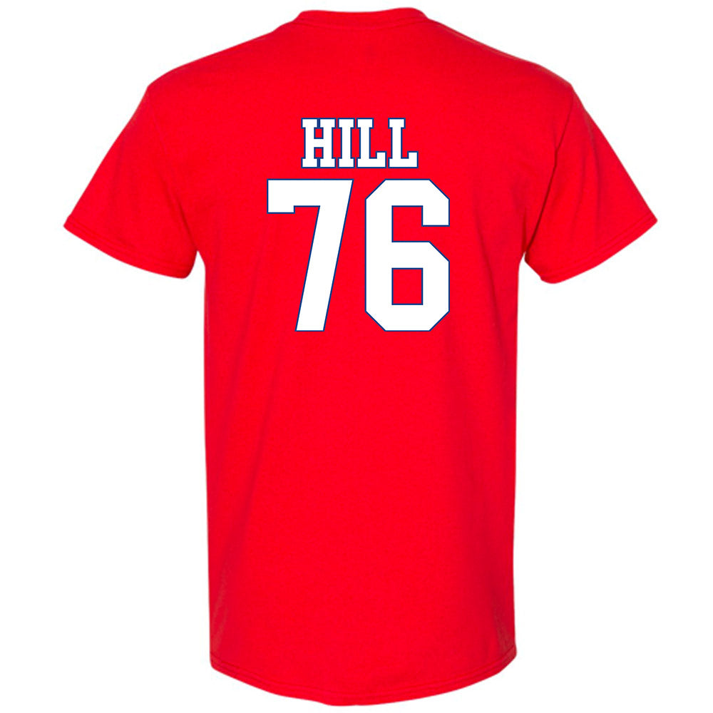SMU - NCAA Football : Drew Hill - T-Shirt-1