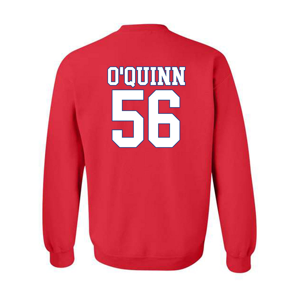 SMU - NCAA Football : Brock O'Quinn - Crewneck Sweatshirt-1