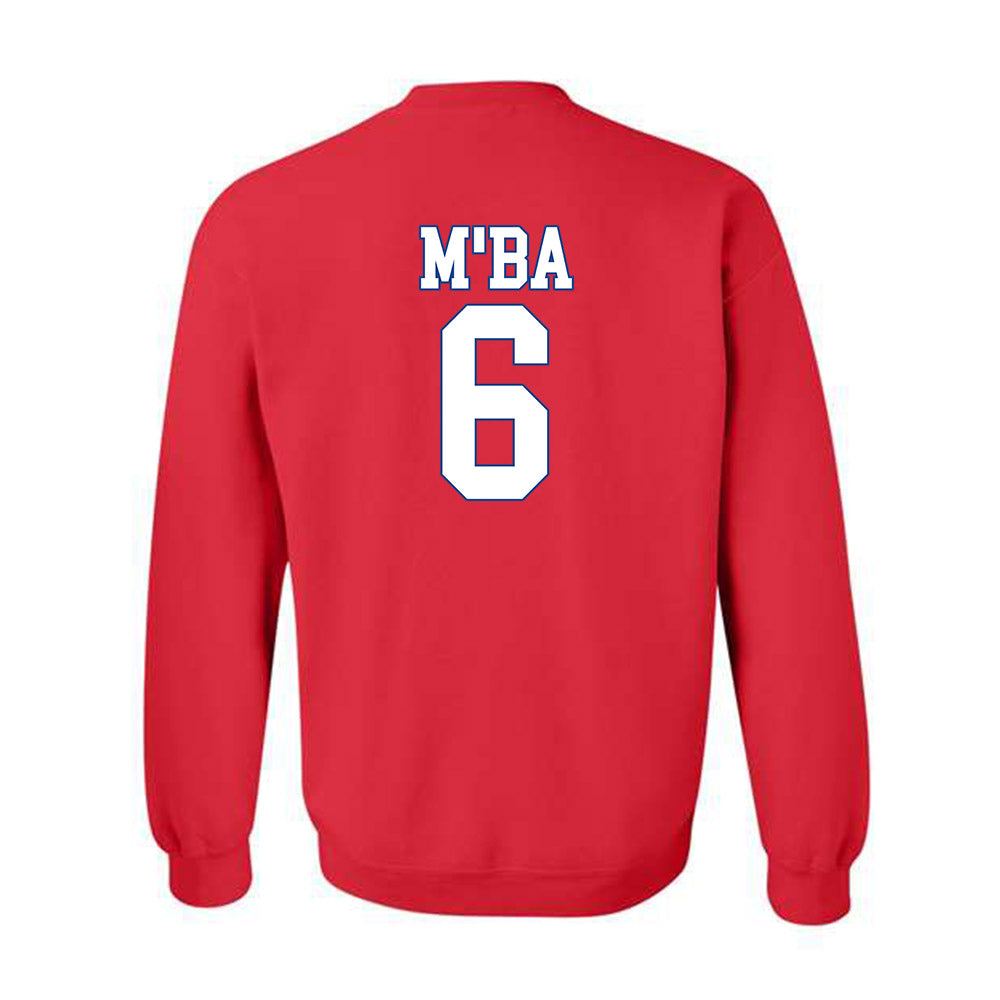 SMU - NCAA Football : Jeffrey M'ba - Crewneck Sweatshirt-1