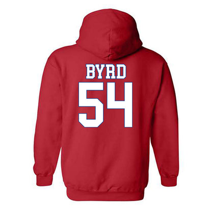 SMU - NCAA Football : Savion Byrd - Hooded Sweatshirt-1