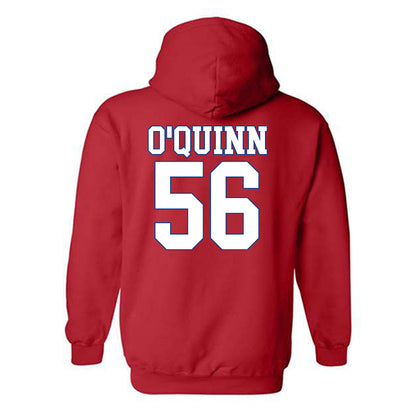SMU - NCAA Football : Brock O'Quinn - Hooded Sweatshirt-1