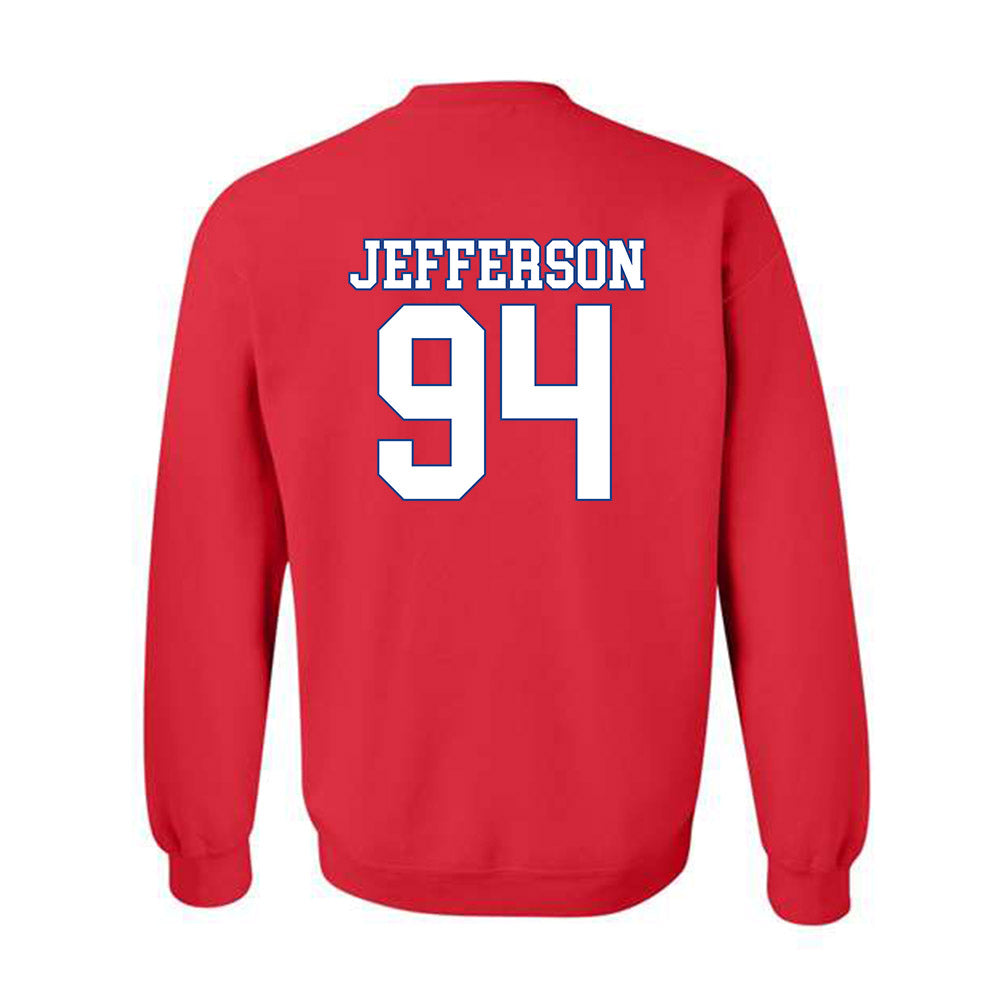 SMU - NCAA Football : Jonathan Jefferson - Crewneck Sweatshirt-1