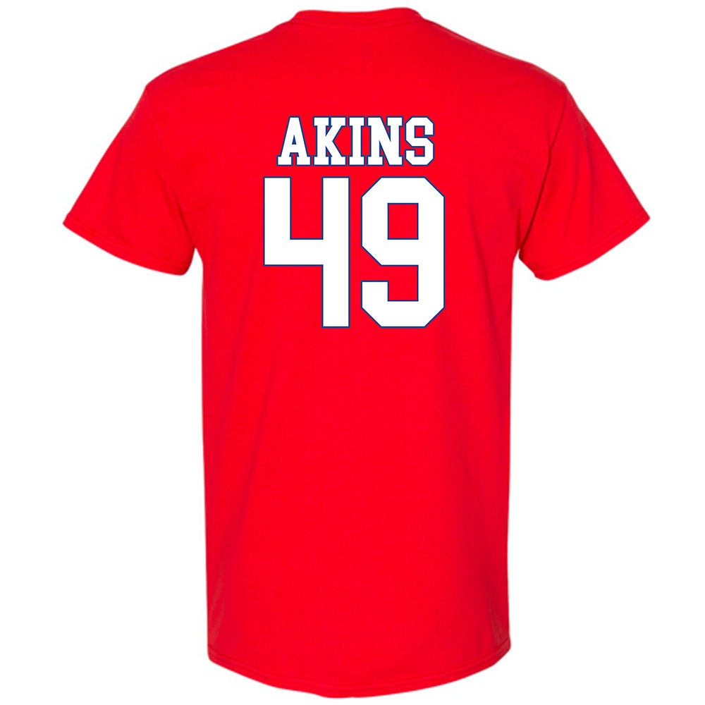 SMU - NCAA Football : nolan Akins - T-Shirt-1