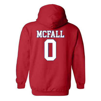 SMU - NCAA Football : Derrick McFall - Hooded Sweatshirt-1